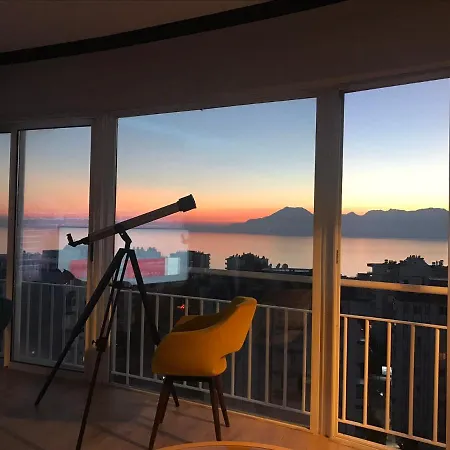 Luks Tripleks 180° Deniz Dag Manzarali Merkez De *
